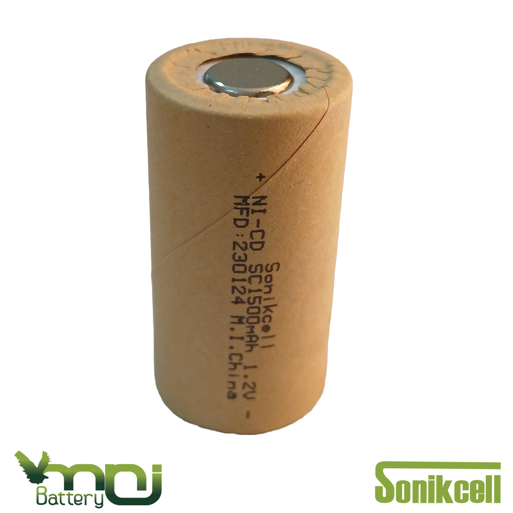 باتری نیکل کادمیوم 1.2 ولت 1500 میلی‌آمپر SC