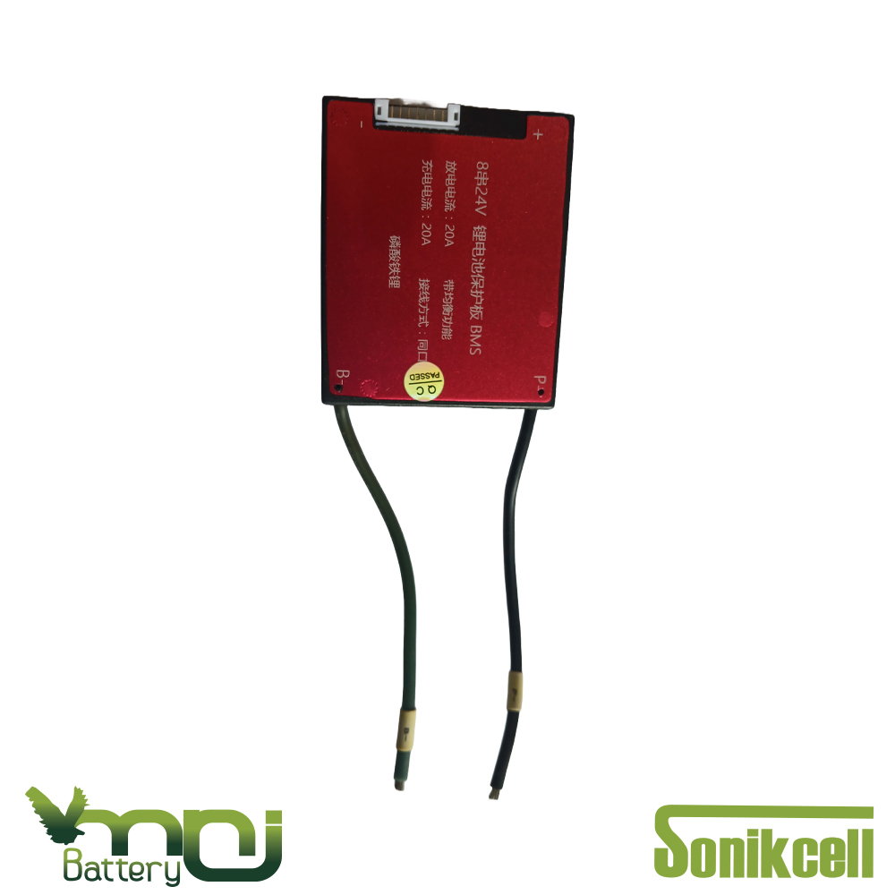 برد 8 سلول لیتیوم فسفات 24 ولت 20 آمپر