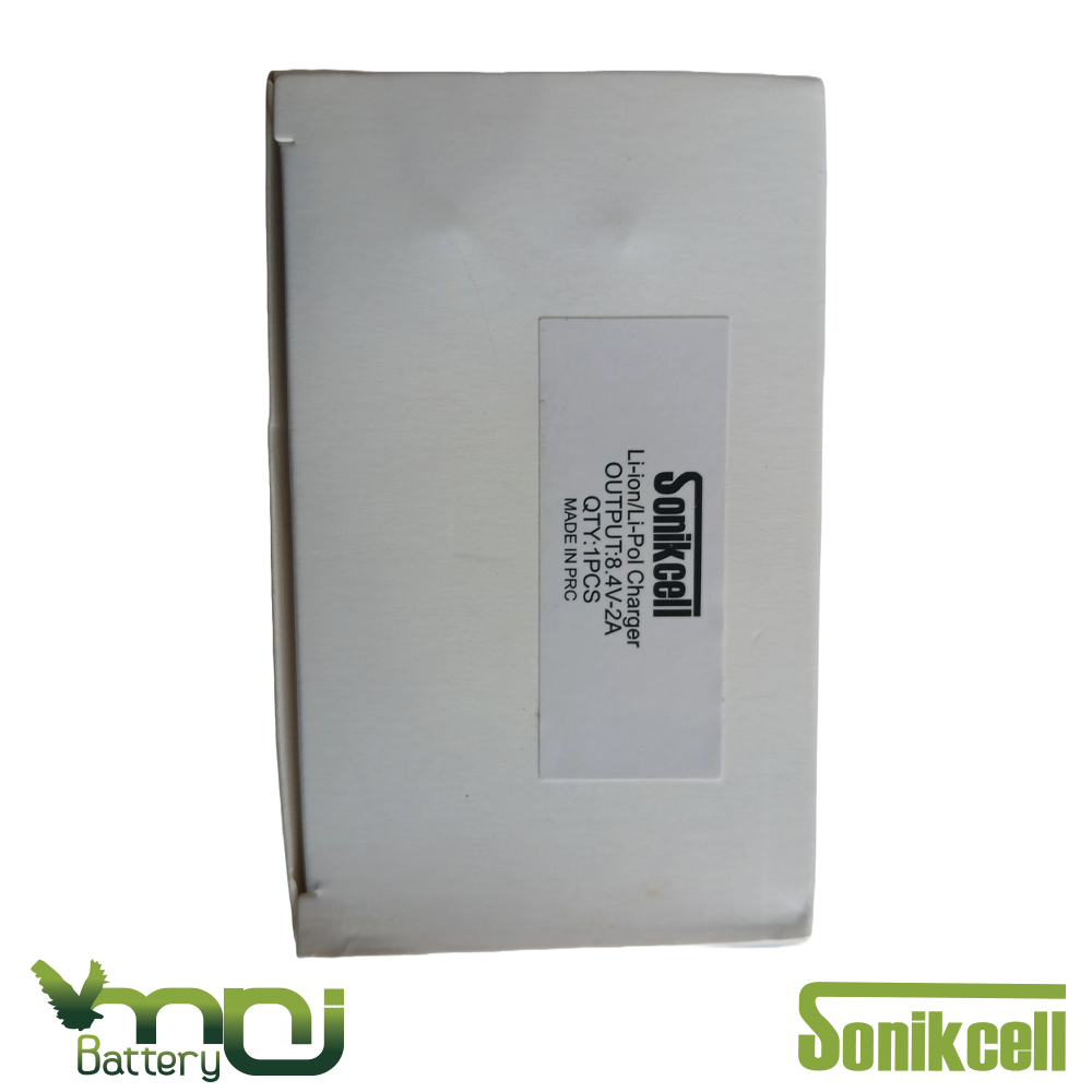 شارژر لیتیوم آیون و لیتیوم پلیمر 8.4 ولت 2 آمپر