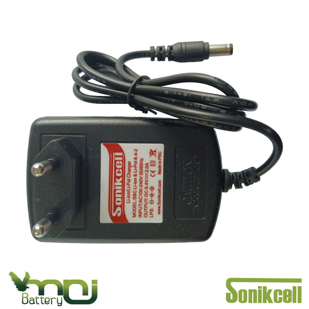 شارژر لیتیوم آیون و لیتیوم پلیمر 8.4 ولت 2 آمپر