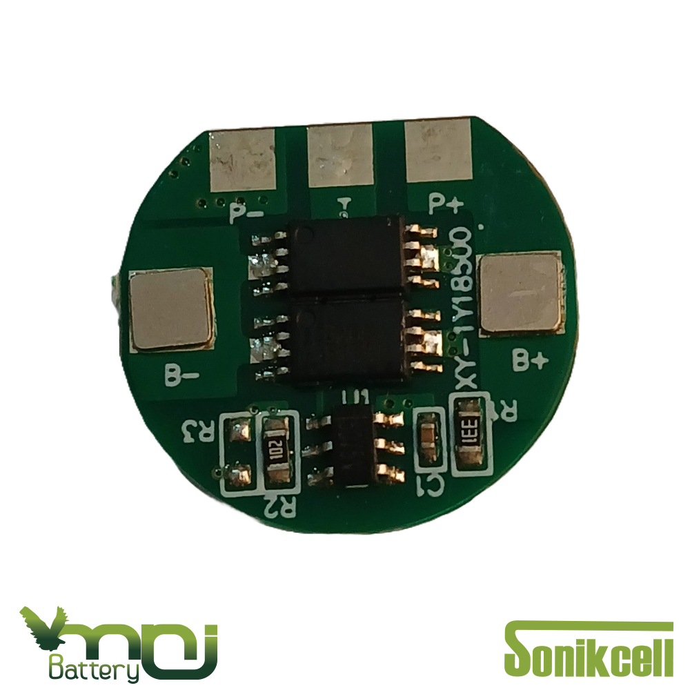 برد تک سلول لیتیوم آیون 4.2 ولت 2.5 آمپر-با سیم